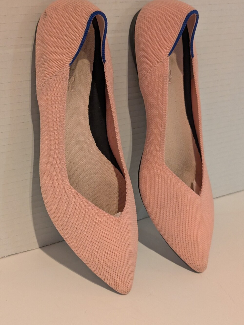 Rothys Pink Pointed Toe Flats Sz 9 - Picture 3 of 16